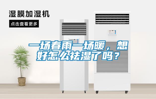 一場春雨一場暖，想好怎么祛濕了嗎？