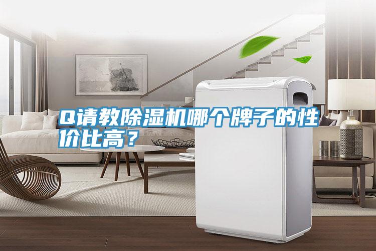 Q請教除濕機哪個牌子的性價比高？
