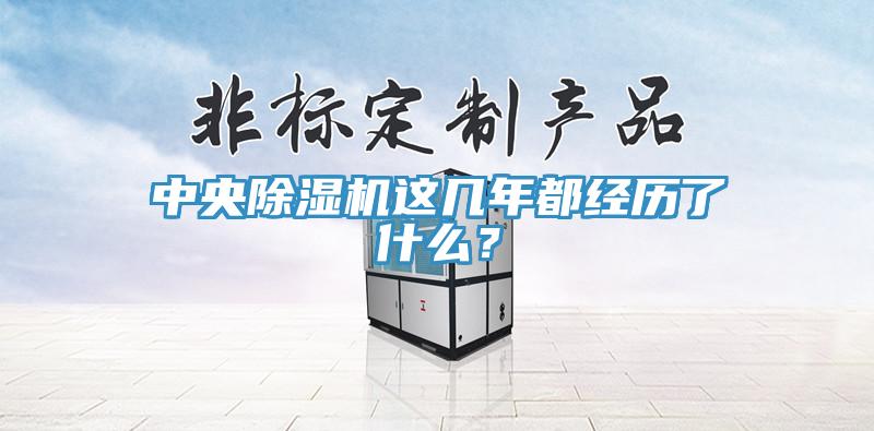 中央除濕機(jī)這幾年都經(jīng)歷了什么？