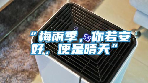 “梅雨季，你若安好，便是晴天”