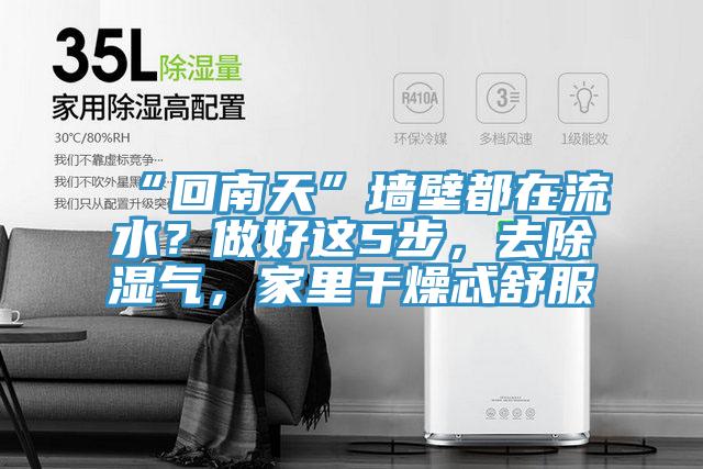 “回南天”墻壁都在流水？做好這5步，去除濕氣，家里干燥忒舒服