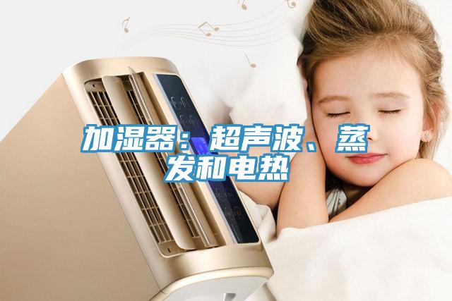 加濕器：超聲波、蒸發(fā)和電熱