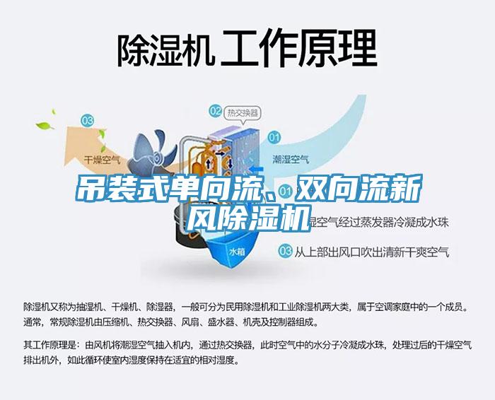 吊裝式單向流、雙向流新風(fēng)除濕機(jī)