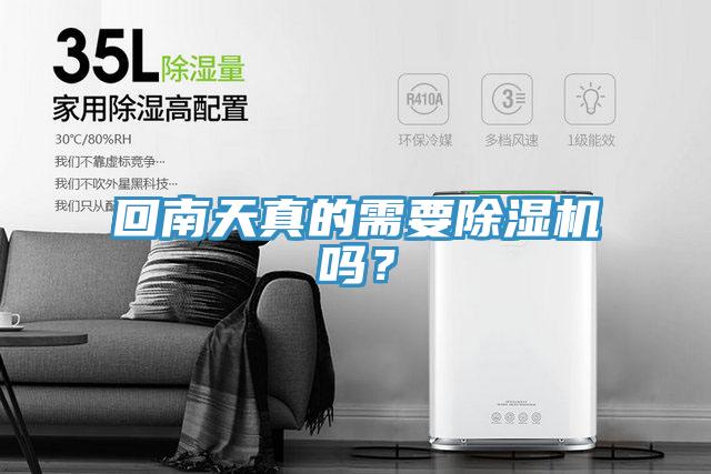 回南天真的需要除濕機嗎？
