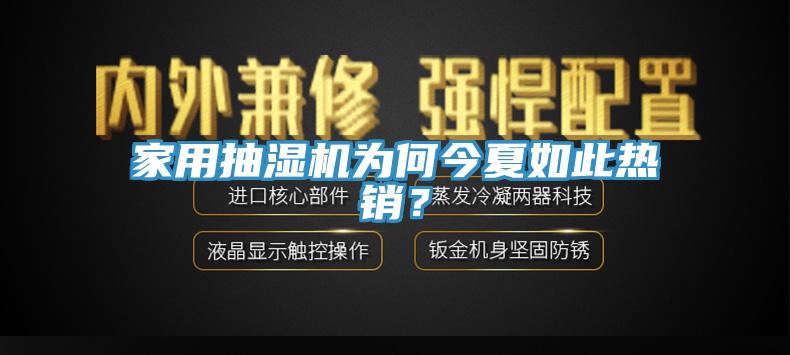 家用抽濕機(jī)為何今夏如此熱銷？
