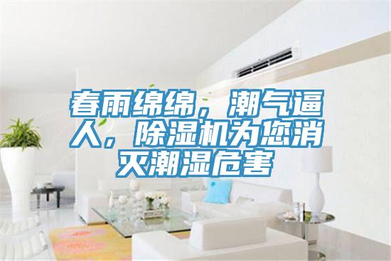 春雨綿綿，潮氣逼人，除濕機為您消滅潮濕危害