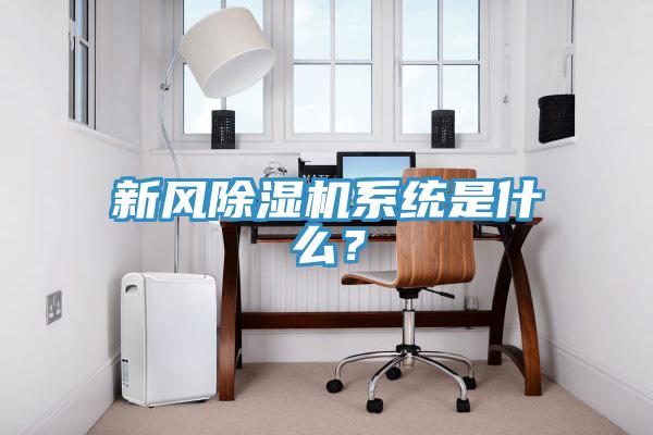 新風除濕機系統是什么？