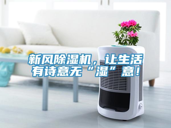 新風(fēng)除濕機(jī)，讓生活有詩(shī)意無(wú)“濕”意！