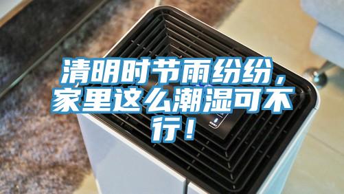 清明時節(jié)雨紛紛，家里這么潮濕可不行！