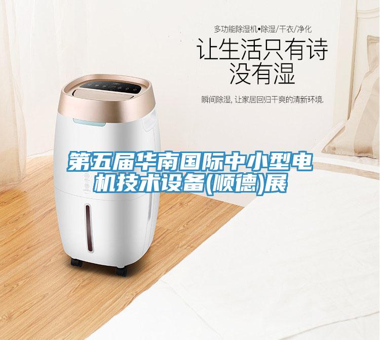 第五屆華南國際中小型電機技術(shù)設(shè)備(順德)展