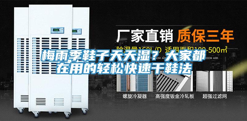梅雨季鞋子天天濕？大家都在用的輕松快速干鞋法