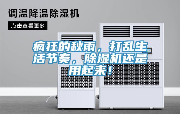 瘋狂的秋雨，打亂生活節(jié)奏，除濕機(jī)還是用起來(lái)！
