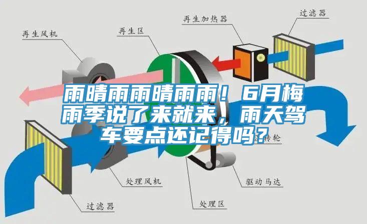 雨晴雨雨晴雨雨！6月梅雨季說了來就來，雨天駕車要點還記得嗎？