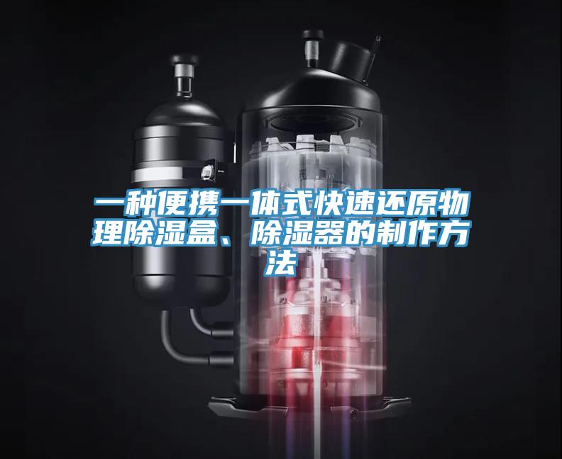 一種便攜一體式快速還原物理除濕盒、除濕器的制作方法