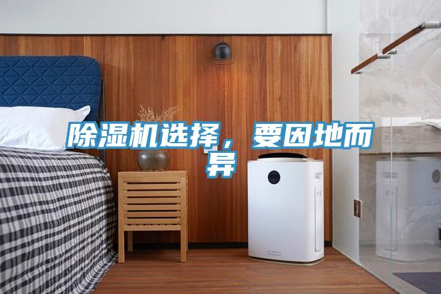 除濕機選擇，要因地而異