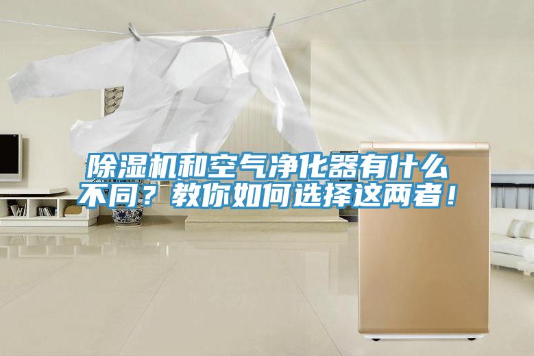 除濕機(jī)和空氣凈化器有什么不同？教你如何選擇這兩者！