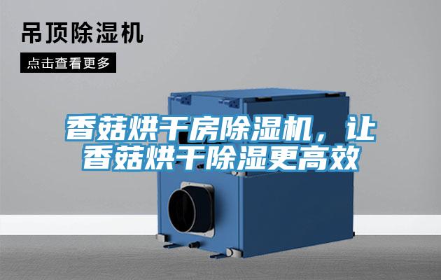 香菇烘干房除濕機(jī)，讓香菇烘干除濕更高效