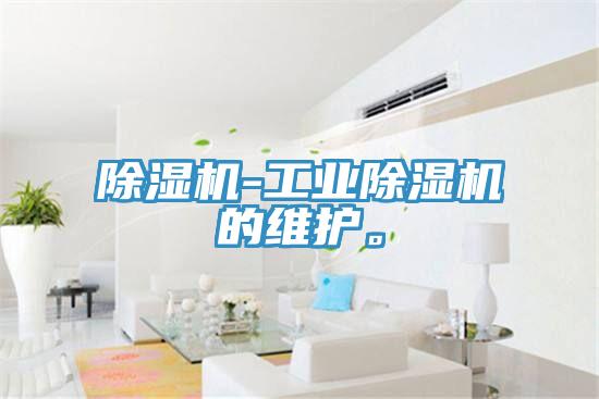 除濕機(jī)-工業(yè)除濕機(jī)的維護(hù)。