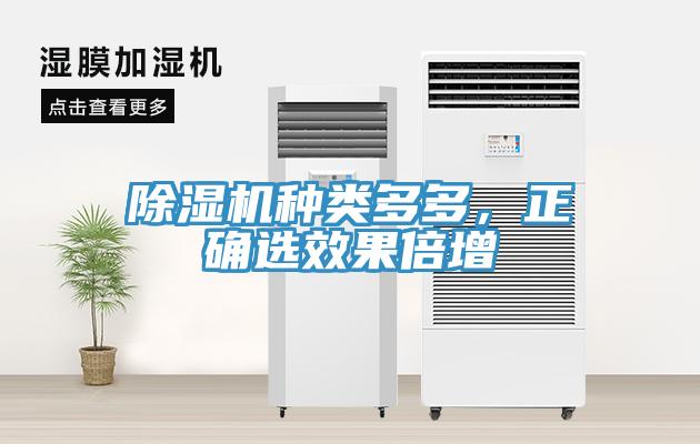 除濕機(jī)種類多多，正確選效果倍增