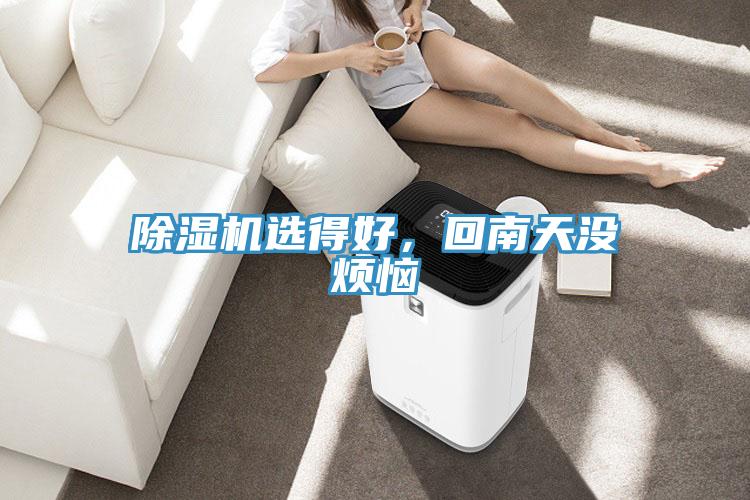 除濕機選得好，回南天沒煩惱