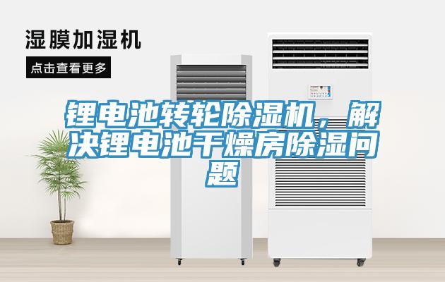 鋰電池轉(zhuǎn)輪除濕機，解決鋰電池干燥房除濕問題