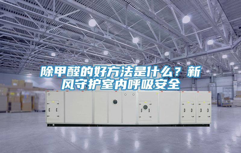 除甲醛的好方法是什么？新風守護室內(nèi)呼吸安全