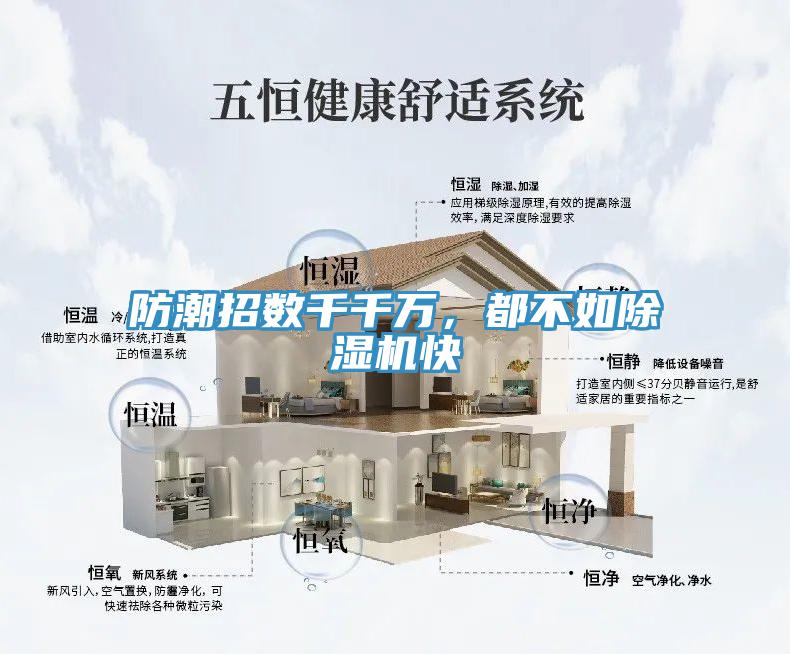 防潮招數(shù)千千萬，都不如除濕機(jī)快