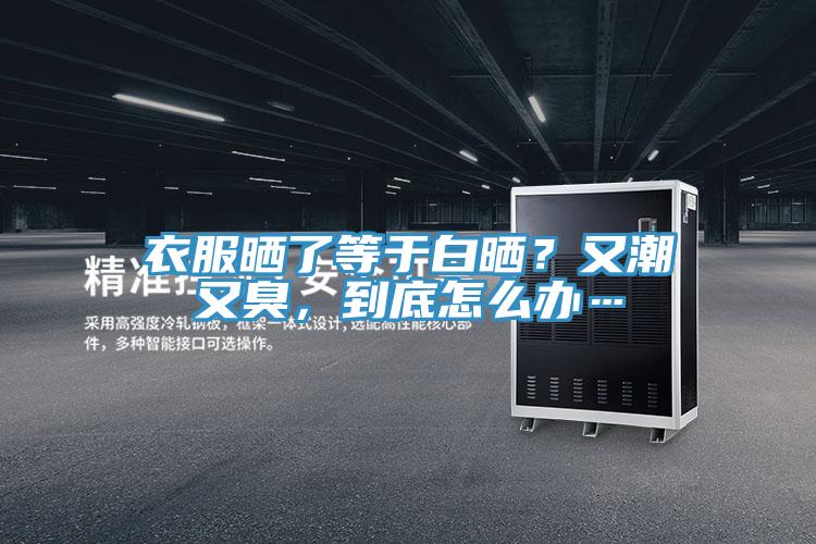 衣服曬了等于白曬？又潮又臭，到底怎么辦…