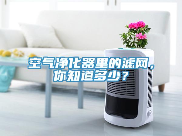 空氣凈化器里的濾網(wǎng)，你知道多少？