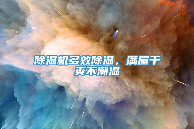 除濕機多效除濕，滿屋干爽不潮濕