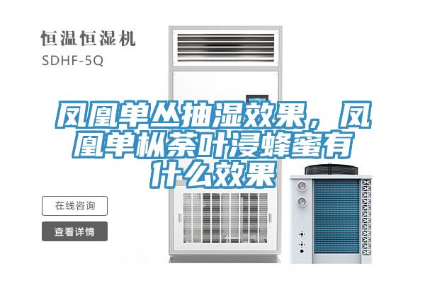 鳳凰單叢抽濕效果，鳳凰單樅荼葉浸蜂蜜有什么效果