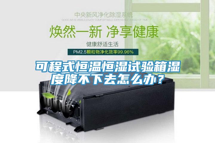 可程式恒溫恒濕試驗箱濕度降不下去怎么辦？