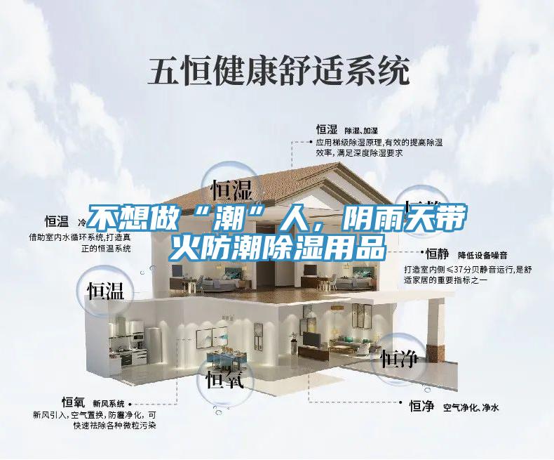 不想做“潮”人，陰雨天帶火防潮除濕用品