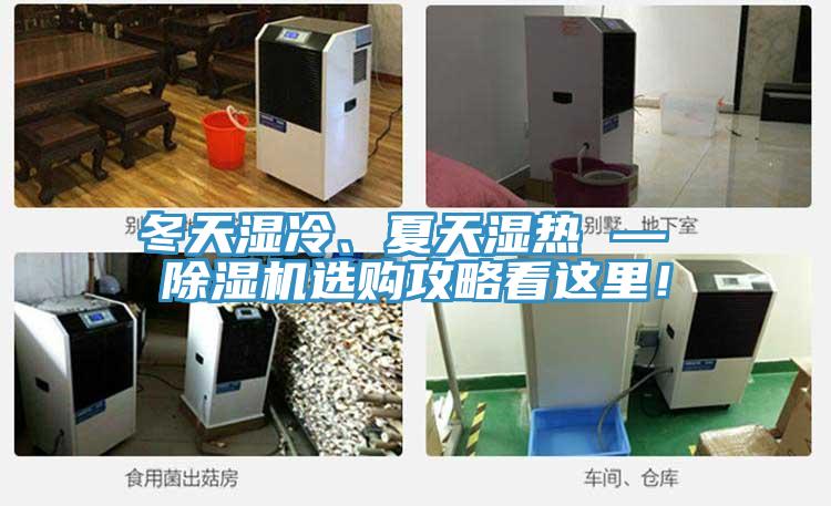 冬天濕冷、夏天濕熱 — 除濕機(jī)選購攻略看這里！