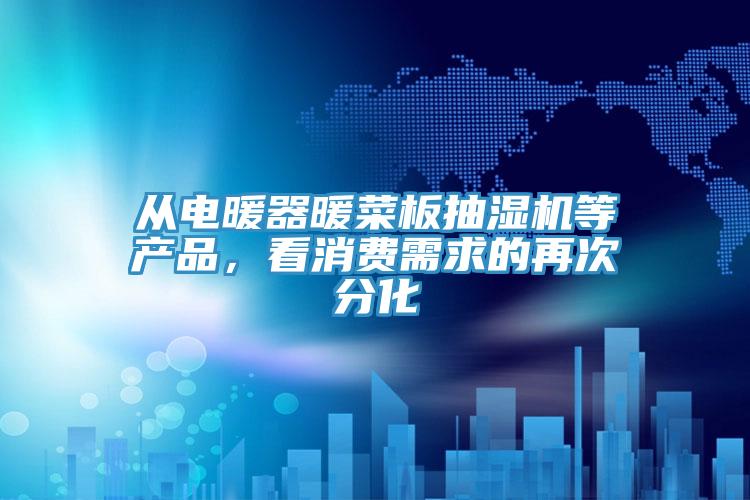 從電暖器暖菜板抽濕機(jī)等產(chǎn)品，看消費(fèi)需求的再次分化
