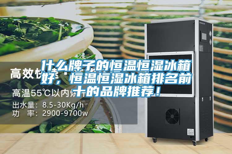 什么牌子的恒溫恒濕冰箱好，恒溫恒濕冰箱排名前十的品牌推薦！
