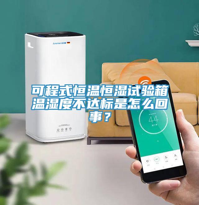 可程式恒溫恒濕試驗箱溫濕度不達標是怎么回事？