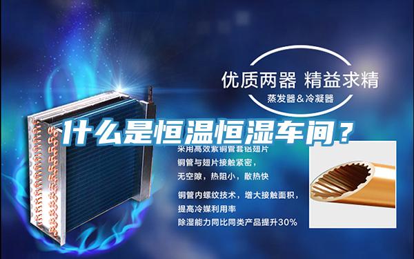 什么是恒溫恒濕車間？