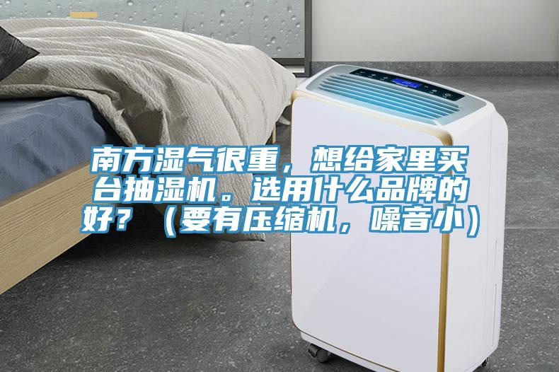 南方濕氣很重，想給家里買臺抽濕機。選用什么品牌的好？（要有壓縮機，噪音小）