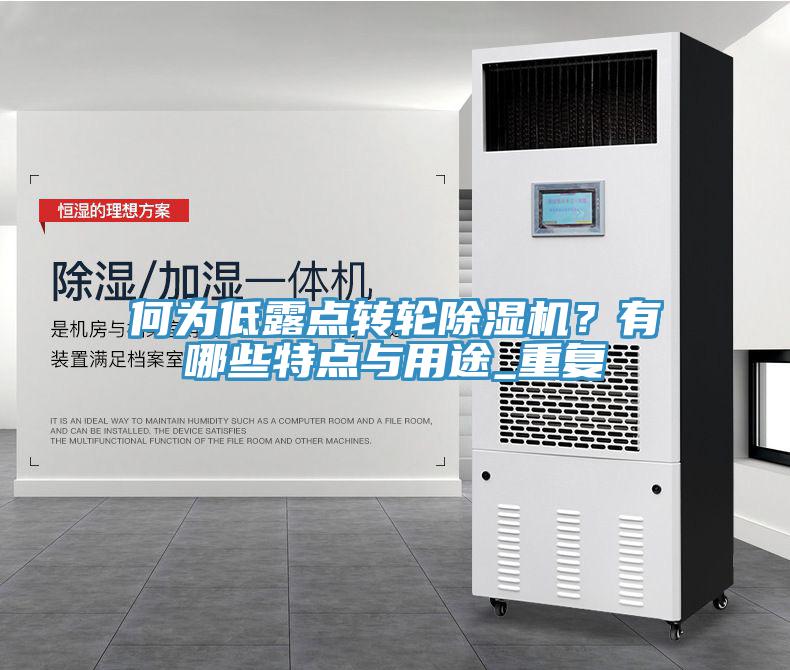 何為低露點轉(zhuǎn)輪除濕機？有哪些特點與用途_重復(fù)