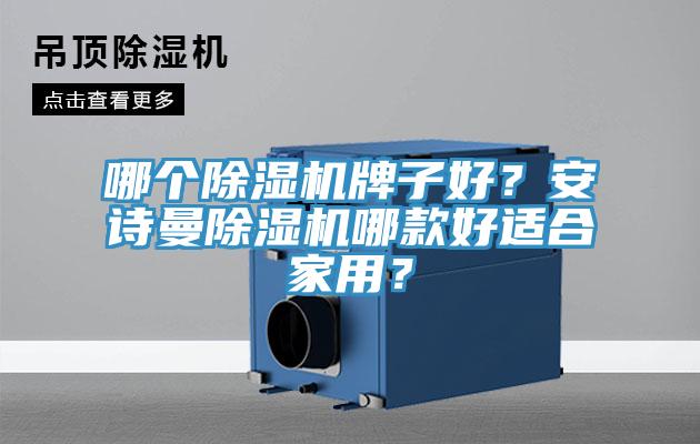 哪個除濕機牌子好？安詩曼除濕機哪款好適合家用？