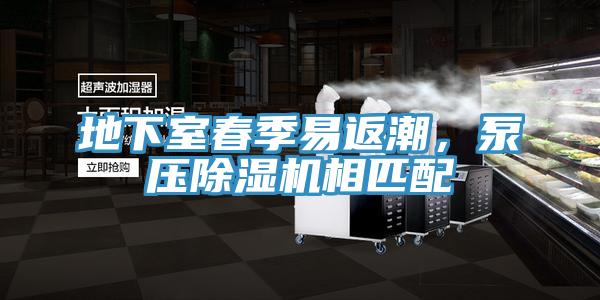 地下室春季易返潮，泵壓除濕機(jī)相匹配