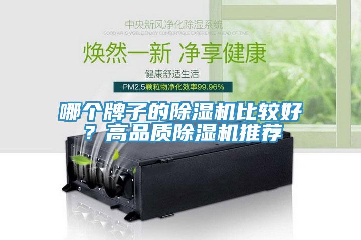 哪個牌子的除濕機比較好？高品質(zhì)除濕機推薦