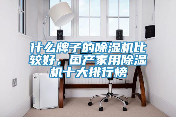 什么牌子的除濕機比較好，國產(chǎn)家用除濕機十大排行榜