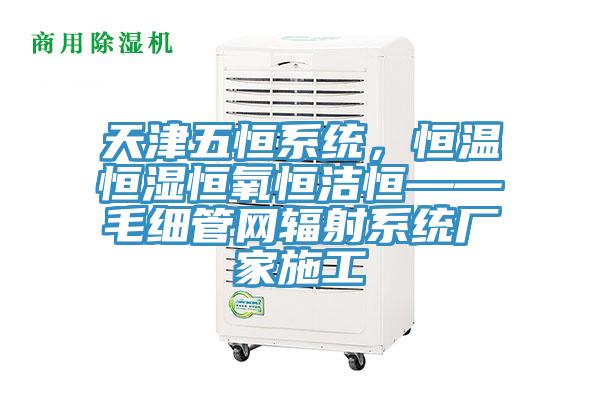 天津五恒系統(tǒng)，恒溫恒濕恒氧恒潔恒——毛細(xì)管網(wǎng)輻射系統(tǒng)廠家施工