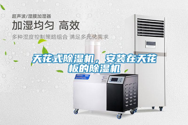 天花式除濕機，安裝在天花板的除濕機