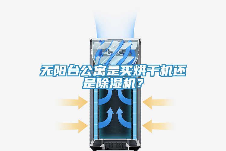 無陽臺公寓是買烘干機還是除濕機？