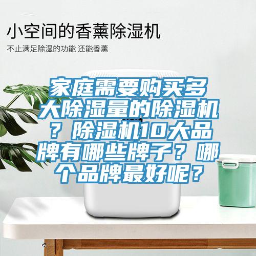 家庭需要購買多大除濕量的除濕機？除濕機10大品牌有哪些牌子？哪個品牌最好呢？
