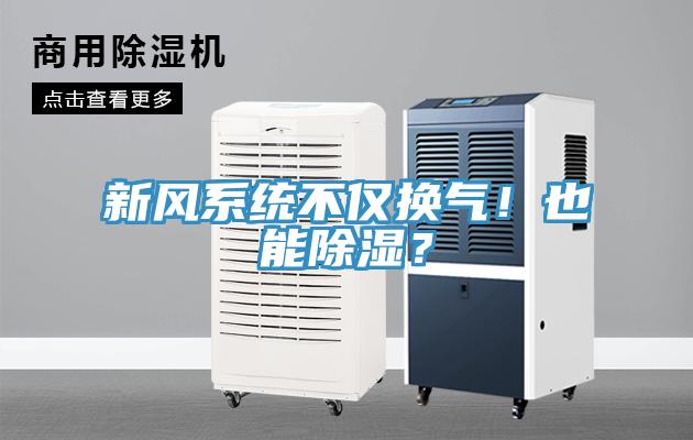 新風(fēng)系統(tǒng)不僅換氣！也能除濕？