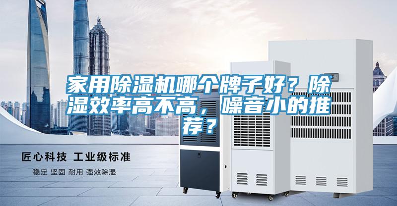 家用除濕機哪個牌子好？除濕效率高不高，噪音小的推薦？